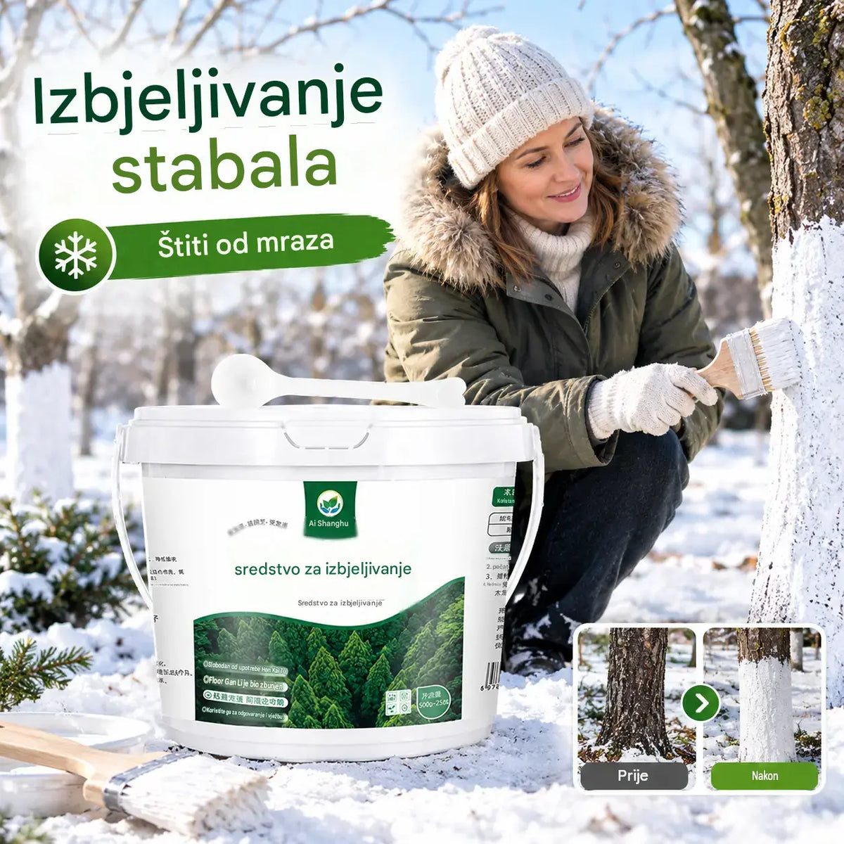 🌳Dvostruka zaštita za vaše biljke ove zime! ❄️ Zaštita od mraza + paket insekticida 🌱✨ Za zdravije biljke