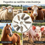 🔧Disk za uklanjanje dlaka od nehrđajućeg čelika za kutne brusilice | Disk za uklanjanje dlaka za čišćenje i obradu svinjetine, janjetine i teletine