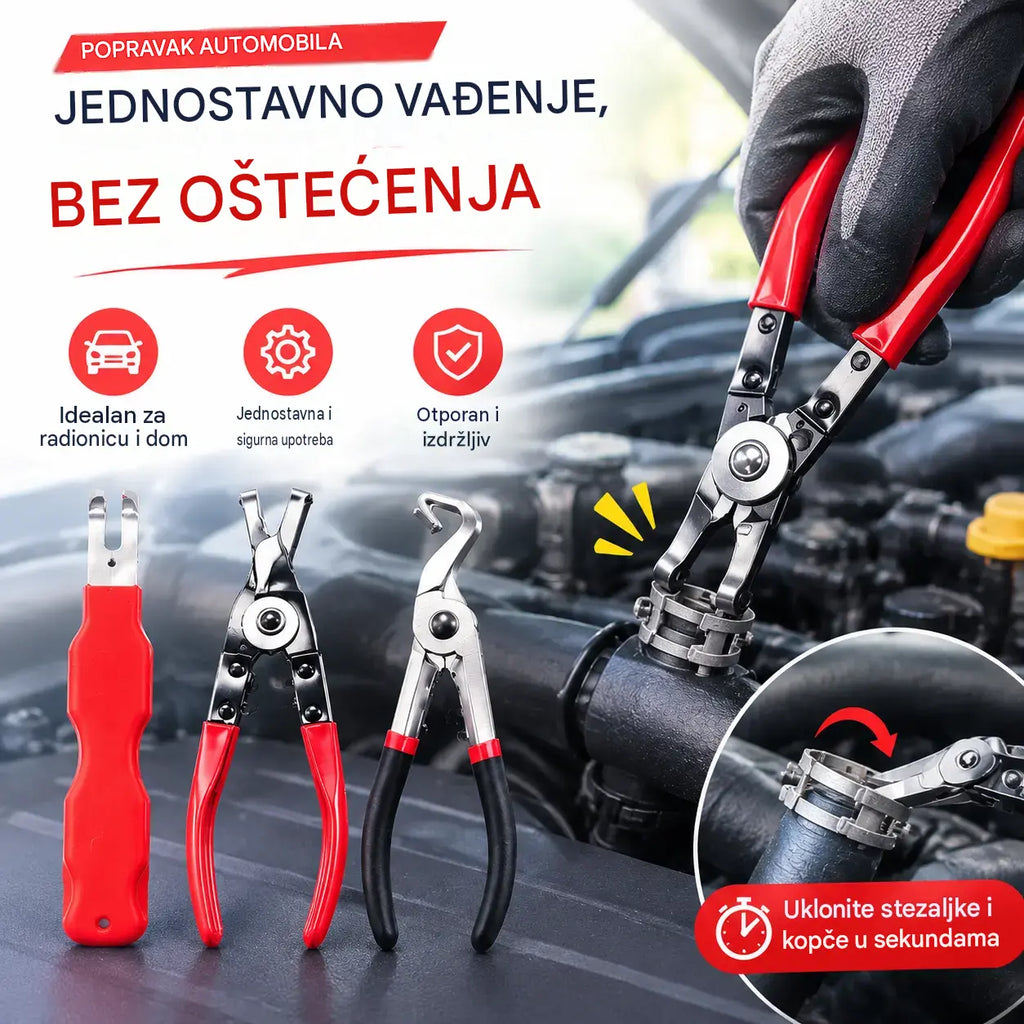 [Set od 3 dijela] Višenamjenski set kliješta za popravak automobila