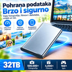 ⚡【32TB】💾 Ultra-tanki SSD nove generacije | Veliki kapacitet i velika brzina | Prijenosna pohrana 🚀