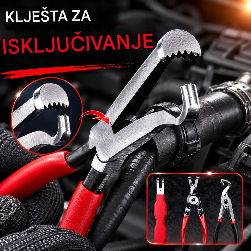 [Set od 3 dijela] Višenamjenski set kliješta za popravak automobila