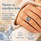 🔥✨【Kupi 1, dobij 1 gratis】Srebrni prsten s mjesečevim kamenom i motivom tratinčice｜Vintage stil • Podesiva veličina • Bezvremenska elegancija