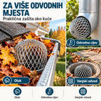 🍂【Set od 10 komada】Zaštita protiv začepljenja za oluke i odvodne cijevi · Izrađena od aluminijske legure · Prilagodljiv oblik · Jednostavna montaža bez alata