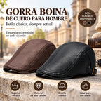 🐏【56-60CM】 Gorro de piel de oveja de tamaño ajustable para hombre.