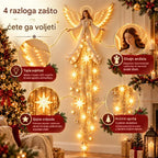 🎄💡 Zidna lampa "Anđeoski blagoslov" Starfall - Božićni zidni ukras